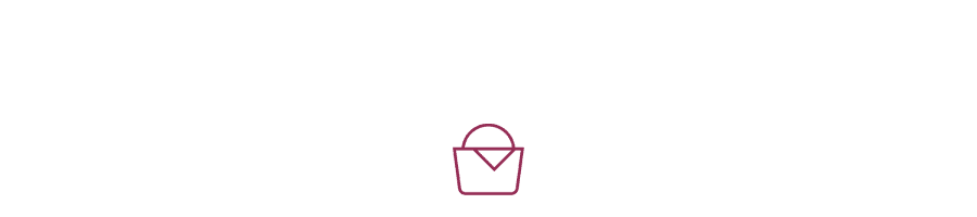 Logo featuring a handbag and text for a shopping-related brand.